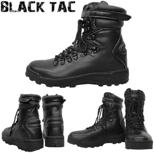 BACHLASH コンバットブーツ ブラック ISAMU KATAYAMA BACKLASH - Double Shoulder Combat Boots